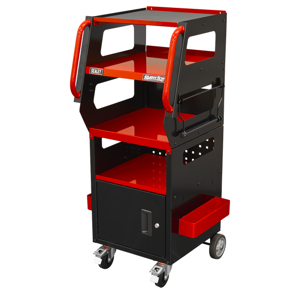 Sealey APDT435R | Diagnostics Trolley 4-Level