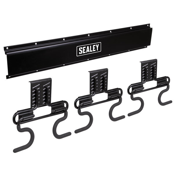 Sealey APHKIT4 | Wall Mounting Storage Rail with 6 Hooks