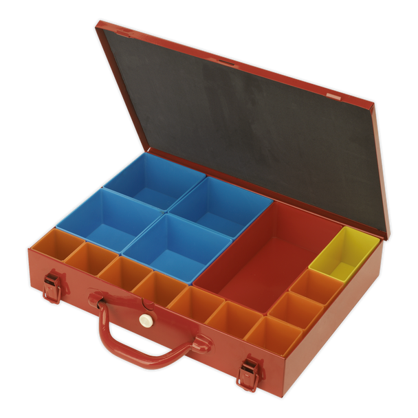 Sealey APMC15 | Metal Case with 15 Storage Bins