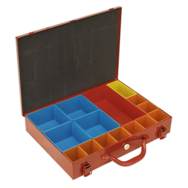 Sealey APMC15 | Metal Case with 15 Storage Bins