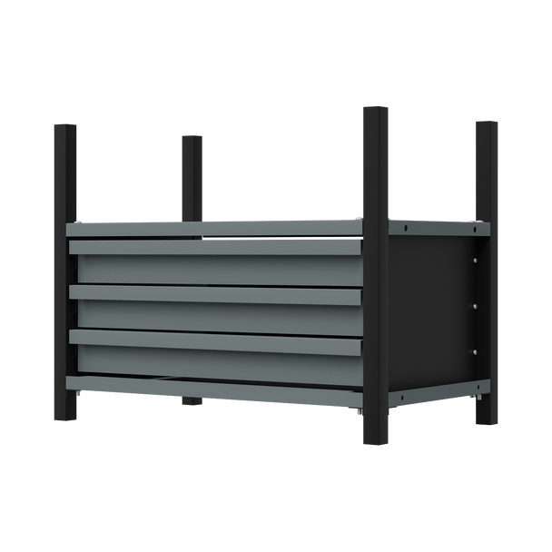 Sealey APMRM2 | Modular Storage Mid Unit 3 Drawer & 1 Shelf 580mm