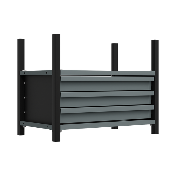 Sealey APMRM2 | Modular Storage Mid Unit 3 Drawer & 1 Shelf 580mm