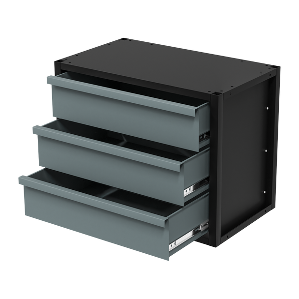 Sealey APMRM3 | Modular Storage Mid Unit 3 Drawer 580mm