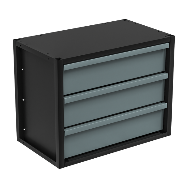 Sealey APMRM3 | Modular Storage Mid Unit 3 Drawer 580mm