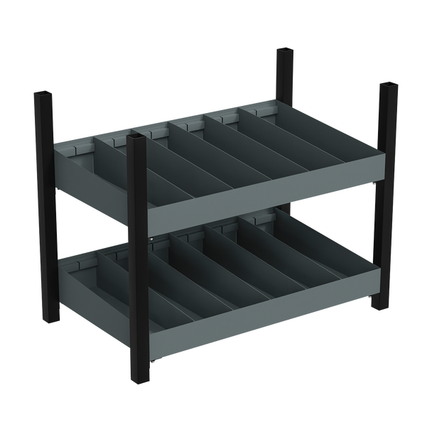Sealey APMRM4 | Modular Storage Mid Unit 2 Compartment Shelve 580mm
