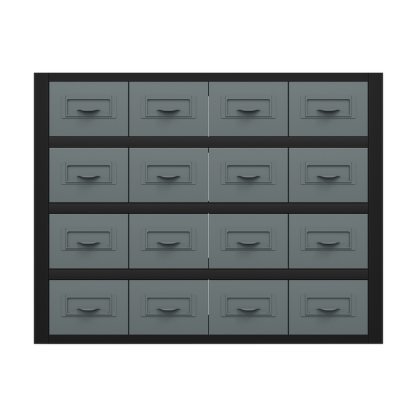 Sealey APMRM5 | Modular Storage Mid Unit 16 Small Drawers 580mm