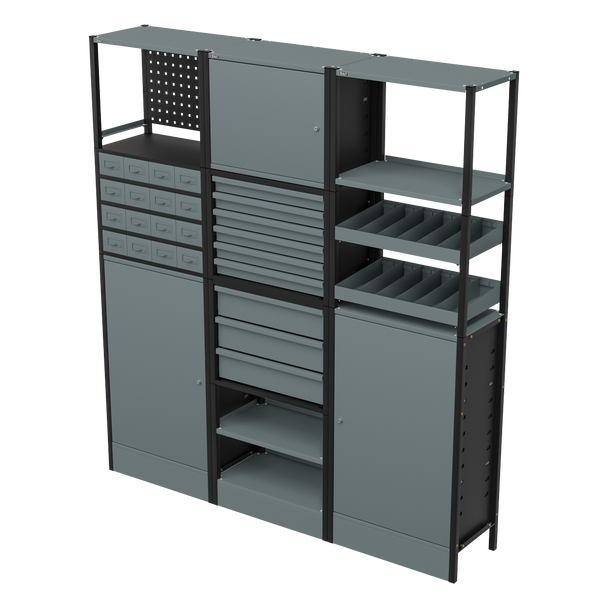 Sealey APMRSTACK1 | Modular Storage System Combo 1.74m | Compressed Air ...