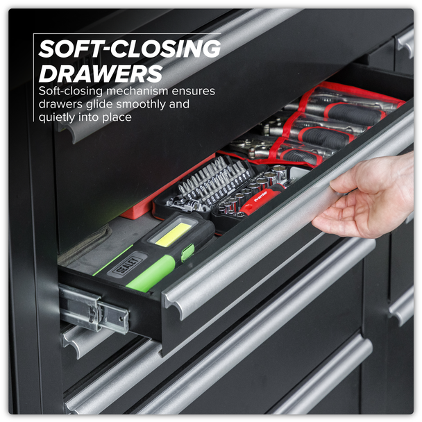 Sealey APMS04 | Premier Heavy-Duty Modular Floor Cabinet 11 Drawer 1550mm