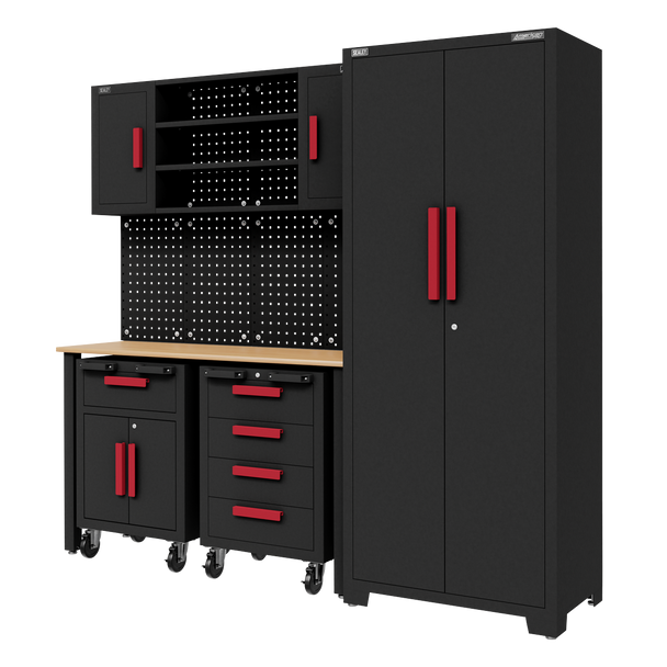 Sealey APMS12OP | Complete Garage Storage System with 2 Mobile Trolleys