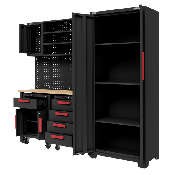 Sealey APMS12OP | Complete Garage Storage System with 2 Mobile Trolleys