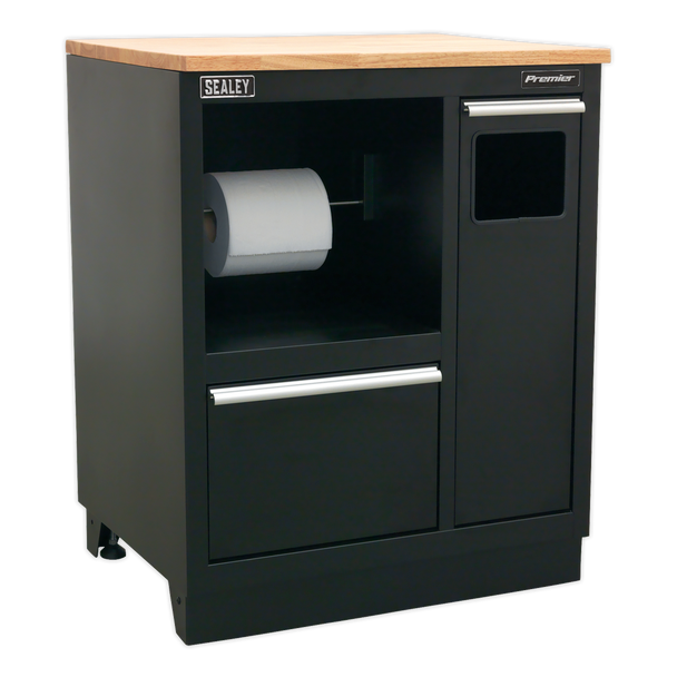 Sealey APMSCOMBO6W | Premier Corner Storage System with Hardwood Worktop 1.71m