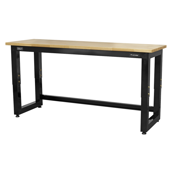 Sealey APMS22 | Premier Heavy-Duty Steel Adjustable Workbench with Wooden Worktop 1830mm