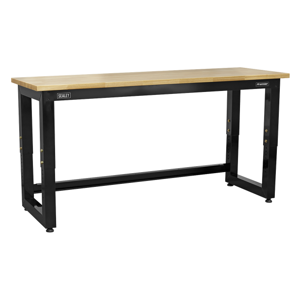 Sealey APMS22 | Premier Heavy-Duty Steel Adjustable Workbench with Wooden Worktop 1830mm