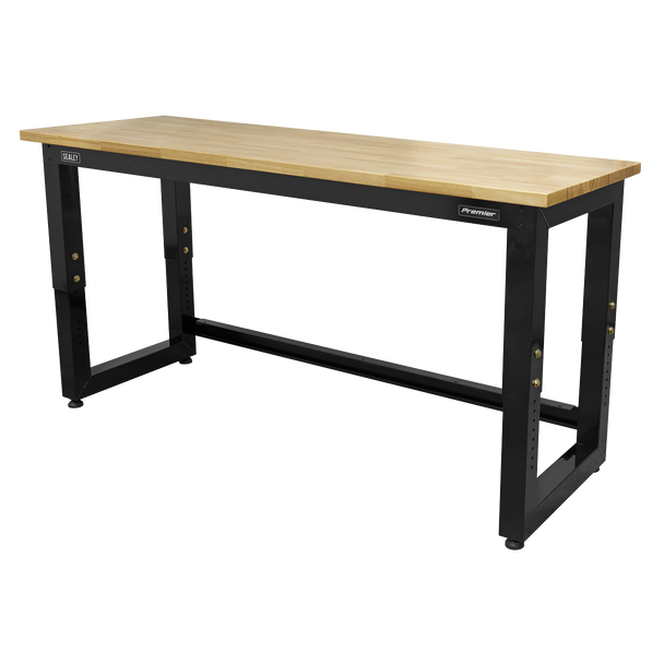 Sealey APMS22 | Premier Heavy-Duty Steel Adjustable Workbench with Wooden Worktop 1830mm