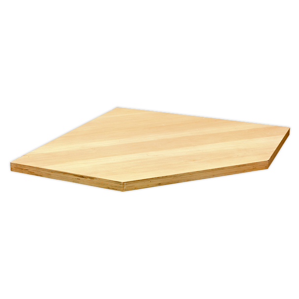 Sealey APMS60PW | Superline PRO Pressed Wood Worktop for Modular Corner Cabinet 865mm