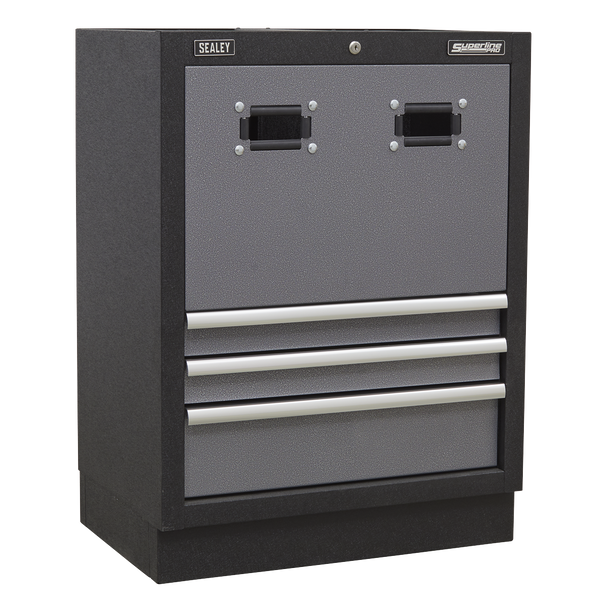 Sealey APMSSTACK16SS | Superline PRO Storage System with Stainless Steel Worktop 4.92m