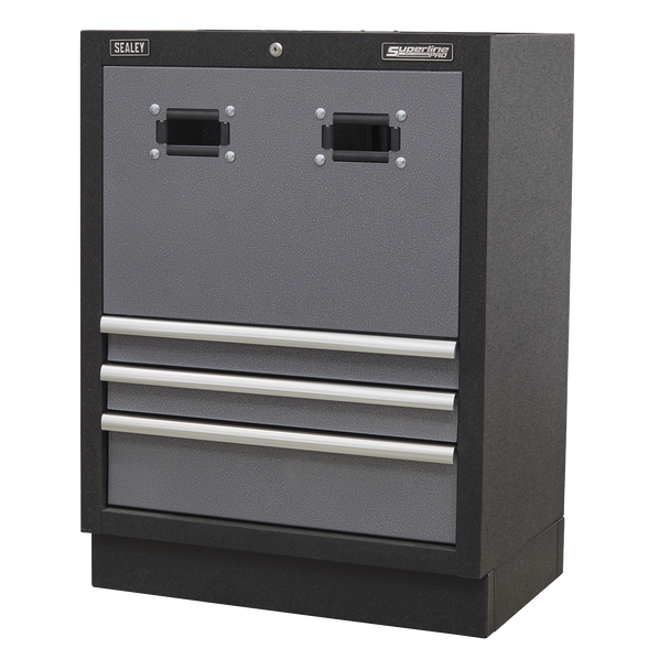 Sealey APMS63 | Superline PRO Modular Reel Cabinet 3 Drawer 680mm