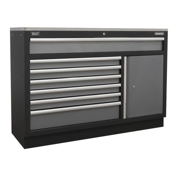 Sealey APMS64 | Superline PRO Modular Floor Cabinet 7 Drawer 1360mm