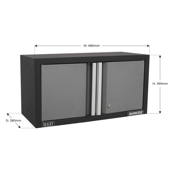 Sealey APMS65 | Superline PRO Modular Wall Cabinet 2 Door 680mm