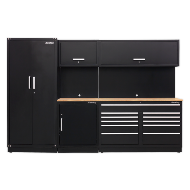 Sealey APMSCOMBO2W | Premier Storage System with Hardwood Worktop 3.26m