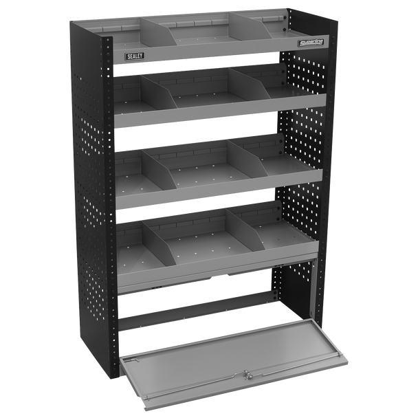 Sealey APMSVCOMBO1 | Superline PRO Modular Flat Shelf Van Storage System