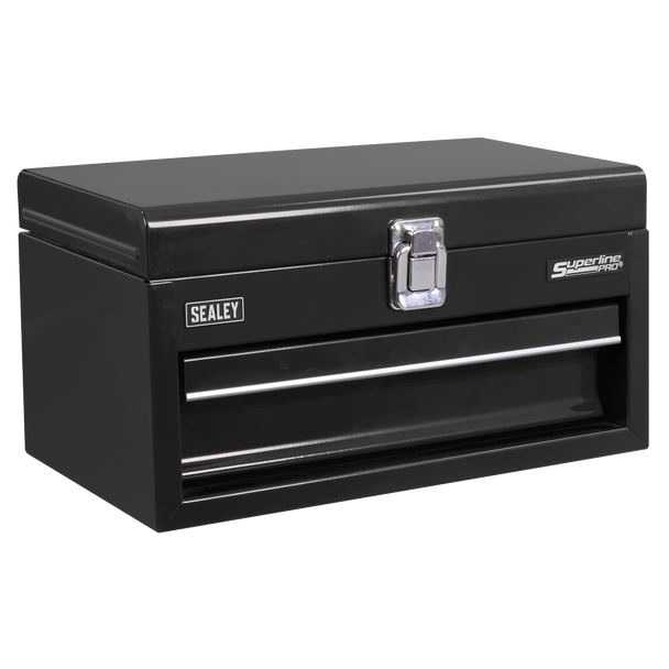 Sealey APMTB2 | Superline Pro Mini Toolbox with Drawer - Black