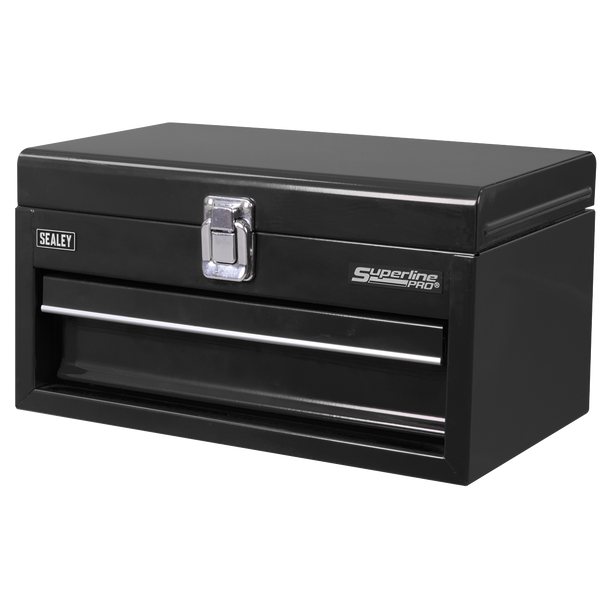 Sealey APMTB2 | Superline Pro Mini Toolbox with Drawer - Black