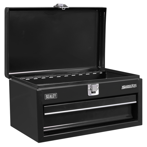 Sealey APMTB2 | Superline Pro Mini Toolbox with Drawer - Black