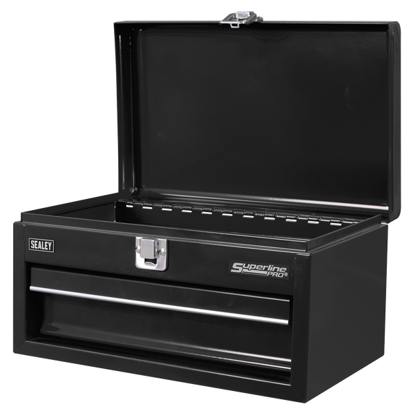Sealey APMTB2 | Superline Pro Mini Toolbox with Drawer - Black