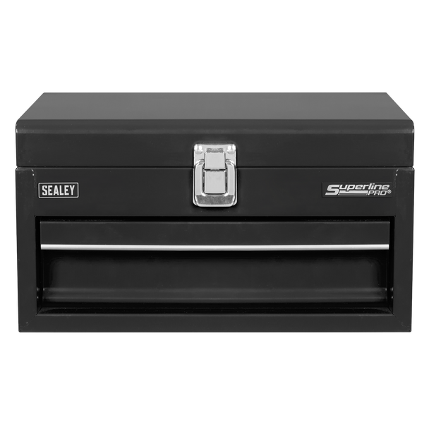 Sealey APMTB2 | Superline Pro Mini Toolbox with Drawer - Black