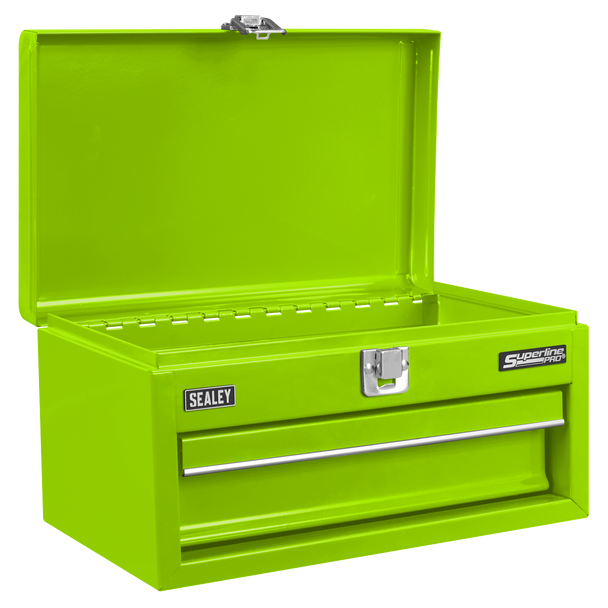 Sealey APMTB3 | Superline Pro Mini Toolbox with Drawer - Green