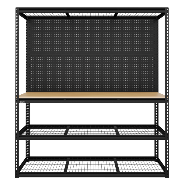 Sealey APMWB1 | Heavy-Duty Modular Workbench with Racking & Pegboard 1820mm 300kg Capacity Per Level