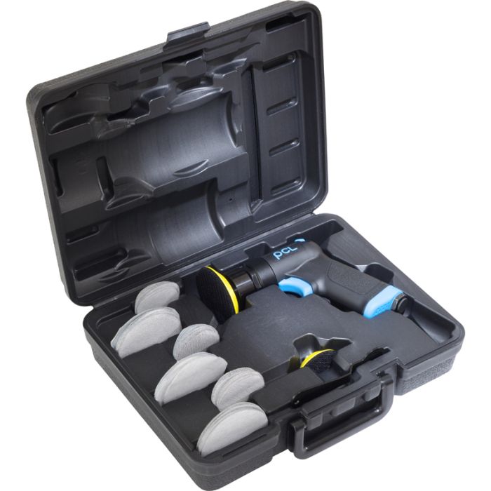 PCL APP770SET | Prestige Pistol Sander Set 50mm (2") & 75mm (3") diameter Pads