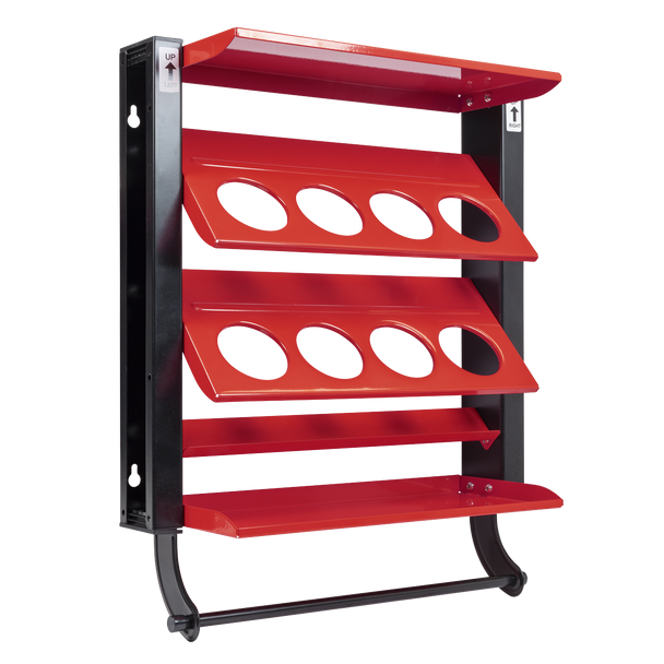 Sealey APSCR8 | Spray Can Storage Rack with 8 Can Holders