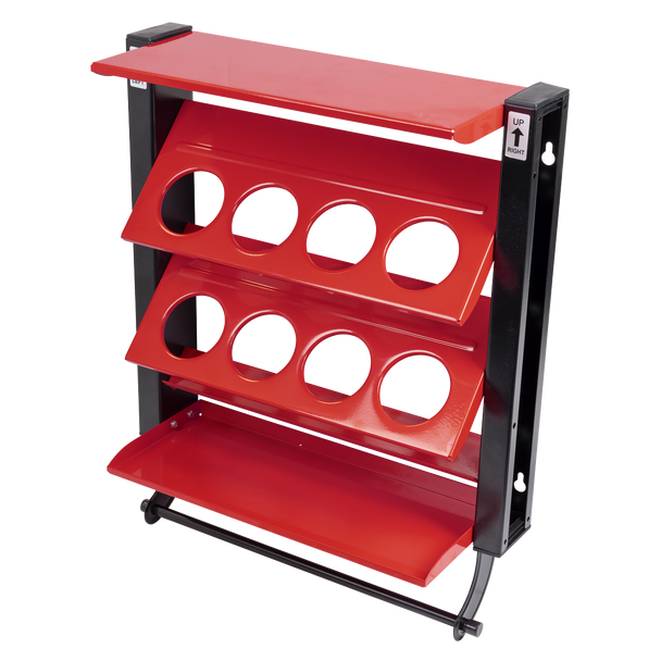 Sealey APSCR8 | Spray Can Storage Rack with 8 Can Holders