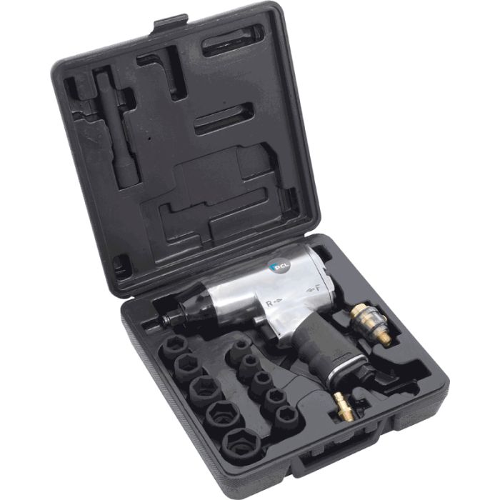 PCL APT205SET | Impact Wrench Set 1/2" Drive (Includes Sockets & Case)