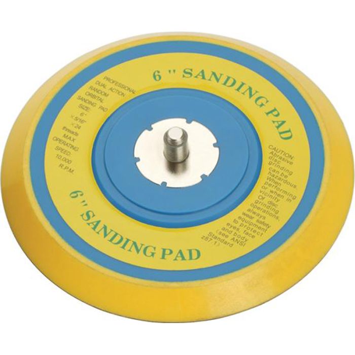 PCL APT90V | Sanding Pad 150mm (6") diameter, Velcro (1 per Pack)