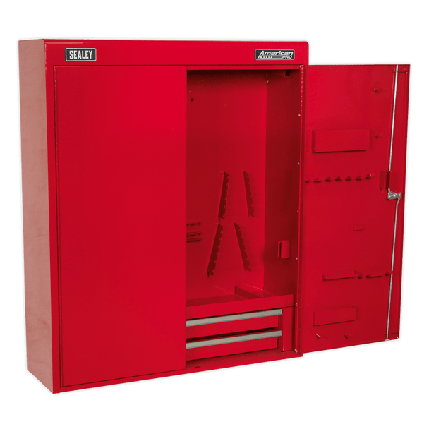 Sealey APW750 | American PRO Wall Mounting Tool Cabinet with 2 Drawers