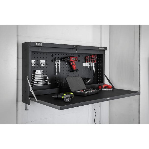 Sealey APWMW02 | Superline PRO Wall Mounting Foldable Workbench 1100mm