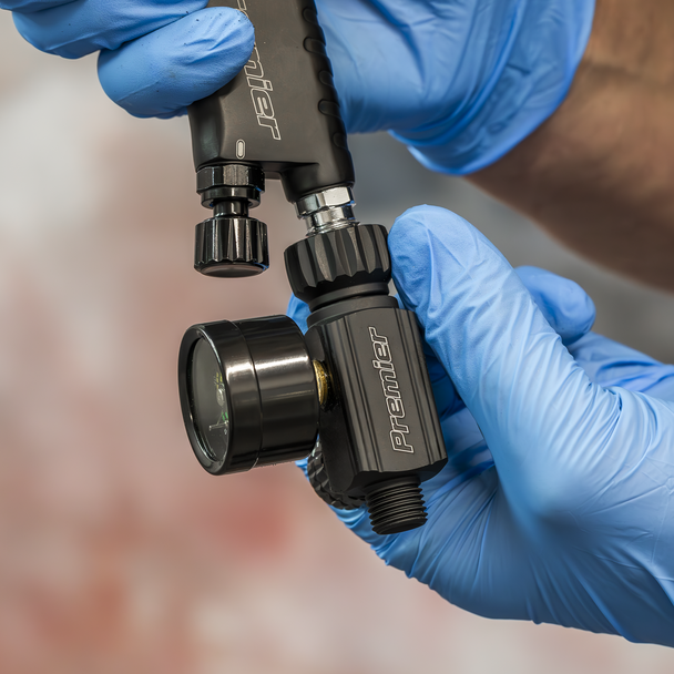 Sealey AR02 | Premier On-Gun Air Pressure Regulator/Gauge with Glass Lens