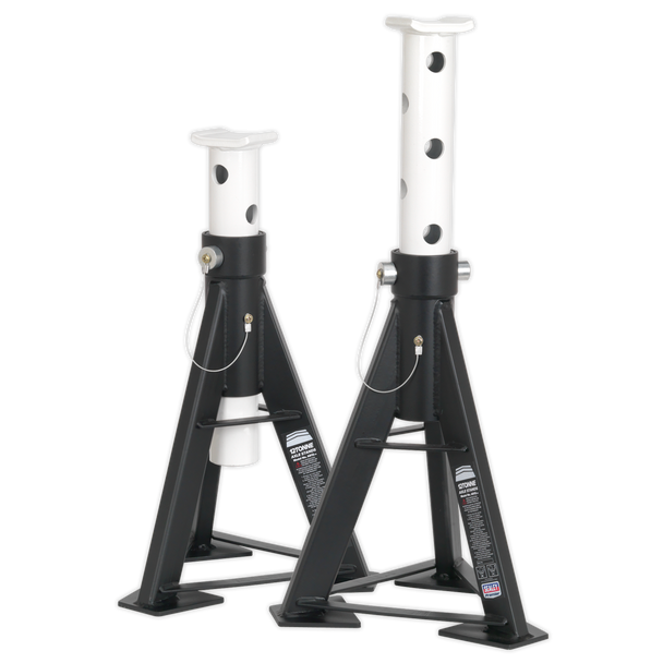 Sealey AS12 | Premier Axle Stands (Pair) 12 Tonne Capacity per Stand High Level