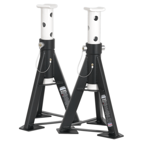 Sealey AS12 | Premier Axle Stands (Pair) 12 Tonne Capacity per Stand High Level