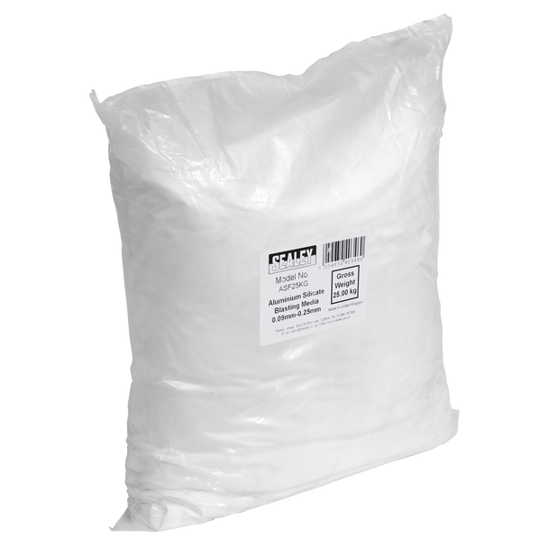 Sealey ASF25KG | Aluminium Silicate Blasting Media 0.09mm-0.25mm