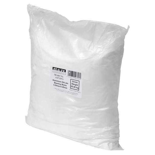 Sealey ASF25KG | Aluminium Silicate Blasting Media 0.09mm-0.25mm