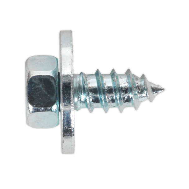 Sealey ASW121 │ Zinc Plated Acme Screw with Captive Washer M12 x 1/2" - Pack of 50