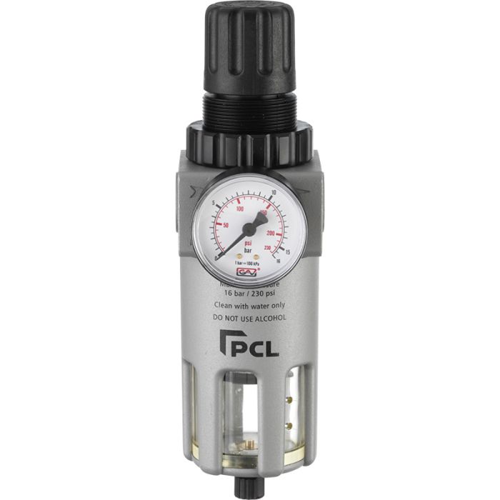 PCL ATC12 | Air Treatment Filter/Regulator 0-170 psi/0-12 bar, 1/2 Ports