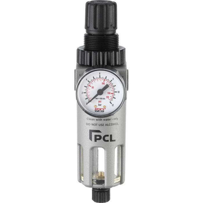 PCL ATC6 | Air Treatment Filter/Regulator 0-145 psi/0-10 bar, 1/4 Ports