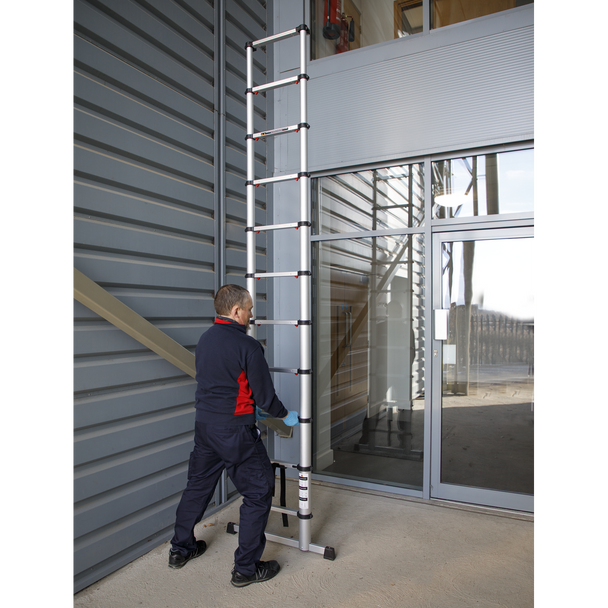 Sealey ATL11 | Aluminium Professional Telescopic Ladder 11-Tread - EN 131