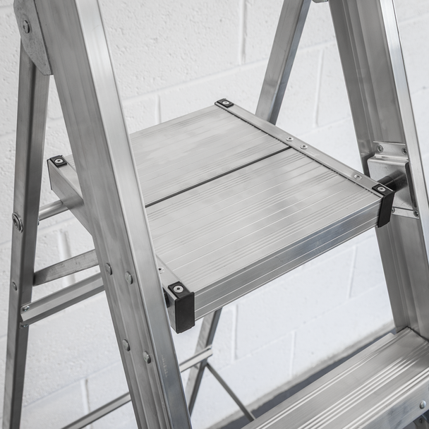 Sealey AXL12 | Industrial Step Ladder 12-Tread Aluminium - EN 131
