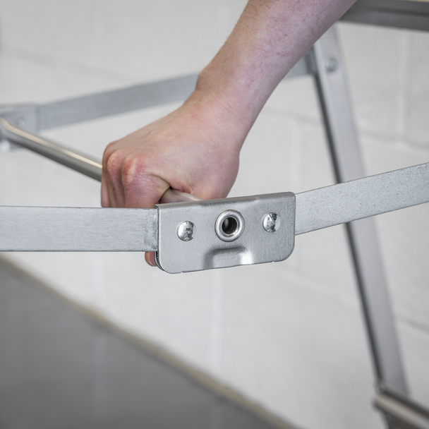 Sealey AXL12 | Industrial Step Ladder 12-Tread Aluminium - EN 131